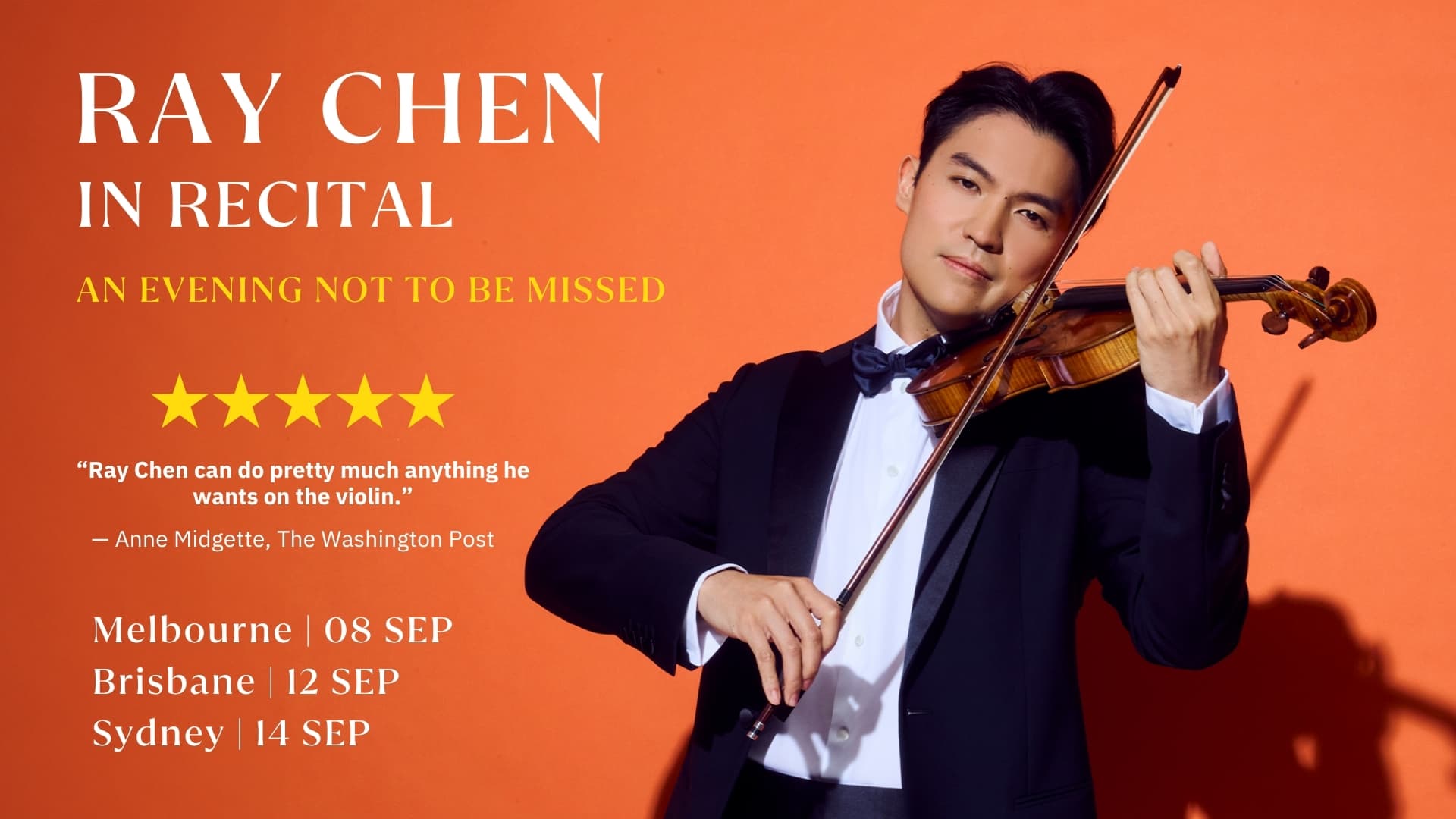 Ray Chen in Recital event image