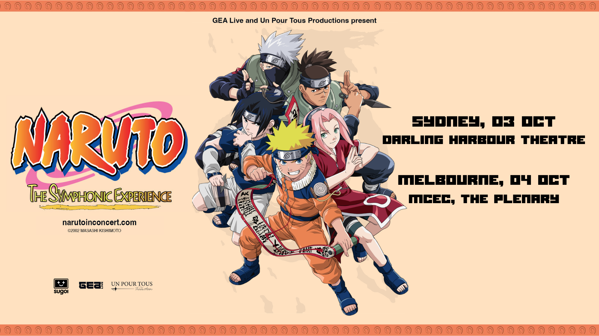 Naruto: The Symphonic Experience horizontal key visual