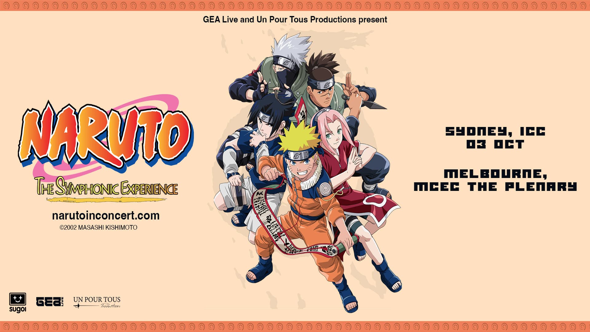 Naruto: The Symphonic Experience horizontal key visual
